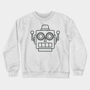 RPGBOT Robot Head Light Mode Crewneck Sweatshirt